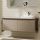 Hansgrohe Xelu Q Dupla Konzolos mosdószekrény 1360/550 mosdótálakhoz, matt fekete fogantyú/természetes tölgy 54068670