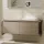 Hansgrohe Xelu Q Dupla Konzolos mosdószekrény 1360/550 mosdótálakhoz, matt fehér fogantyú/természetes tölgy 54068700