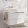 Hansgrohe Xelu Q Konzolos két fiókos mosdószekrény 780/550 mosdótálakhoz, matt fehér fogantyú/magasfényű fehér 54074700