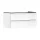 Hansgrohe Xelu Q Konzolos két fiókos mosdószekrény 980/550 mosdótálakhoz, króm fogantyú/magasfényű fehér 54078000