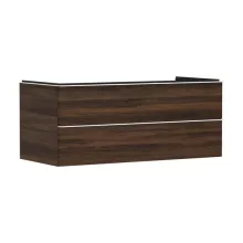   Hansgrohe Xelu Q Két fiókos mosdószekrény 1180/550 mosdótálhoz, matt fehér fogantyú/sötét dió 54085700