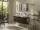Hansgrohe Xelu Q Konzolos mosdószekrény négy fiókkal 1360/550 mosdótálakhoz, matt fekete fogantyú/sötét dió 54089670