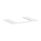 Hansgrohe Xelu Q Laminált pultlap 780/550 középen fúrva a Xelu Q 500/480 mosdókagylóhoz, magasfényű fehér 54094050