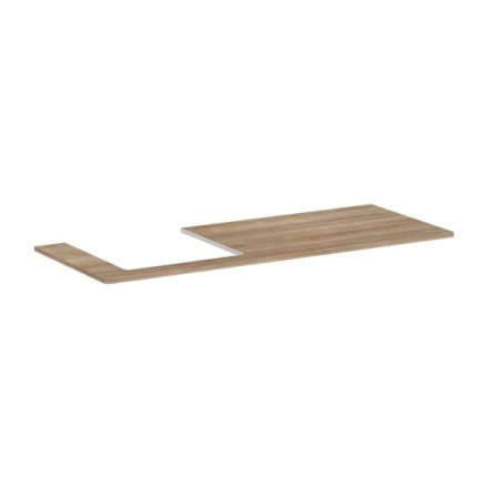 Hansgrohe Xelu Q Pultlap 1360/550 baloldali kivágással, ráültetett mosdótálhoz 500/480, tölgy 54097230