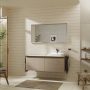 Hansgrohe Xelu Q Pultlap 1360/550 jobboldali kivágással, ráültetett mosdótálhoz 500/480, tölgy 54098230