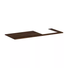   Hansgrohe Xelu Q Pultlap 1360/550 jobboldali kivágással, ráültetett mosdótálhoz 500/480, sötét dió 54098630