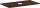 Hansgrohe Xelu Q Középre fúrt 980/550-es laminált pultlap Xuniva mosdóhoz csapfurat nélkül, sötét dió 54114630