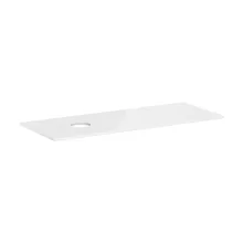   Hansgrohe Xelu Q Pultlap 1360/550 baloldali kivágással, csaplyuk nélküli ráültetett mosdótálhoz, magasfényű fehér 54116050