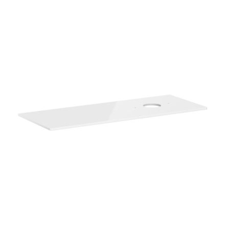 Hansgrohe Xelu Q Pultlap 1360/550 jobboldali kivágással mosdótálhoz, csaplyuk nélkül, magasfényű fehér 54117050