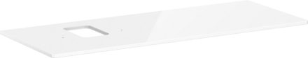 Hansgrohe Xelu Q Pultlap 1360/550 baloldali kivágással, csaplyukas mosdótálhoz, magasfényű fehér 54123050