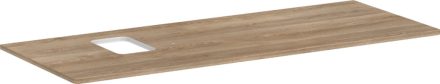 Hansgrohe Xelu Q Pultlap 1360/550 baloldali kivágással, csaplyukas mosdótálhoz, tölgy 54123230
