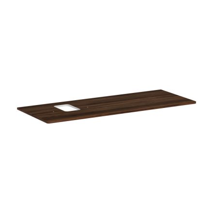Hansgrohe Xelu Q Pultlap 1360/550 baloldali kivágással, csaplyukas mosdótálhoz, sötét dió 54123630