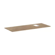   Hansgrohe Xelu Q Pultlap 1360/550 jobboldali kivágással, csaplyukas mosdótálhoz, természetes tölgy 54124230