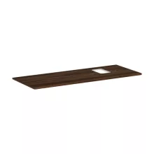   Hansgrohe Xelu Q Pultlap 1360/550 jobboldali kivágással, csaplyukas mosdótálhoz, sötét dió 54124630