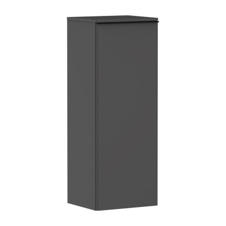 Hansgrohe Xelu Q ajtós szekrény 106,5x40x35 cm baloldali ajtópánt, matt fekete fogantyú/matt szürke gyémánt 54128670