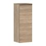 Hansgrohe Xelu Q ajtós szekrény 106,5x40x35 cm baloldali ajtópánt, matt fekete fogantyú/ természetes tölgy 54129670
