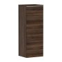 Hansgrohe Xelu Q ajtós szekrény 106,5x40x35 cm baloldali ajtópánt, matt fehér fogantyú/sötét dió 54130700