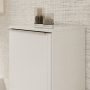 Hansgrohe Xelu Q ajtós szekrény 106,5x40x35 cm jobboldali ajtópánt, króm fogantyú/ magasfényű fehér 54131000