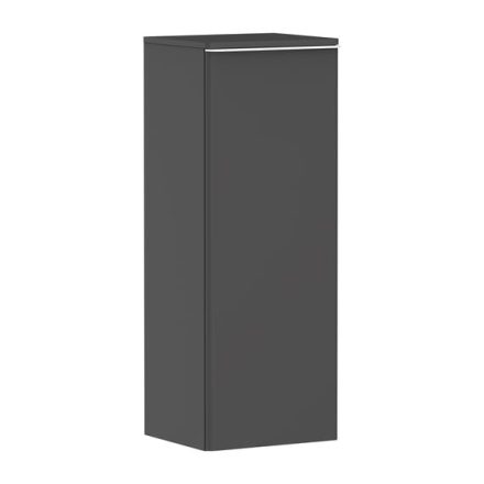 Hansgrohe Xelu Q ajtós szekrény 106,5x40x35 cm jobboldali ajtópánt, matt fehér fogantyú/matt szürke gyémánt 54132700