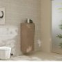 Hansgrohe Xelu Q ajtós szekrény 106,5x40x35 cm jobboldali ajtópánt,  króm fogantyú/természetes tölgy 54133000