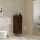 Hansgrohe Xelu Q ajtós szekrény 106,5x40x35 cm jobboldali ajtópánt, matt fekete fogantyú/sötét dió 54134670