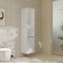 Hansgrohe Xelu Q magas ajtós szekrény 165x40x35 cm baloldali ajtópánt, króm fogantyú/magasfényű fehér 54135000