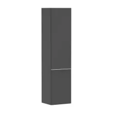   Hansgrohe Xelu Q magas ajtós szekrény 165x40x35 cm baloldali ajtópánt, matt fehér fogantyú/matt szürke gyémánt 54136700