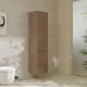 Hansgrohe Xelu Q magas ajtós szekrény 165x40x35 cm baloldali ajtópánt, króm fogantyú/természetes tölgy 54137000