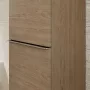 Hansgrohe Xelu Q magas ajtós szekrény 165x40x35 cm baloldali ajtópánt, króm fogantyú/természetes tölgy 54137000