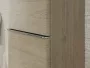 Hansgrohe Xelu Q magas ajtós szekrény 165x40x35 cm baloldali ajtópánt, króm fogantyú/természetes tölgy 54137000
