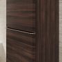Hansgrohe Xelu Q magas ajtós szekrény 165x40x35 cm jobboldali ajtópánt, króm fogantyú/sötét dió 54142000