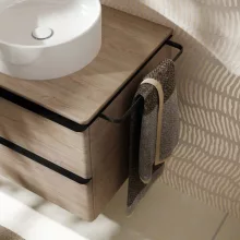   Hansgrohe Xelu Q Törölköző tartó 90/430 matt fekete 54143670