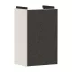 Hansgrohe Xevolos E mosdószekrény kézmosóhoz 34x24,5 cm bal oldali zsanérral, matt homok / textil sötétszürke 54167660