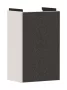 Hansgrohe Xevolos E mosdószekrény kézmosóhoz 34x24,5 cm bal oldali zsanérral, matt homok / textil sötétszürke 54167660