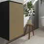 Hansgrohe Xevolos E mosdószekrény kézmosóhoz 34x24,5 cm bal oldali zsanérral, matt palaszürke / texturált bronz 54168390