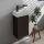 Hansgrohe Xevolos E mosdószekrény kézmosóhoz 34x24,5 cm bal oldali zsanérral, matt palaszürke/ sötét tölgy 54168730