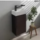 Hansgrohe Xevolos E mosdószekrény kézmosóhoz 34x24,5 cm bal oldali zsanérral, matt palaszürke/ sötét tölgy 54168730