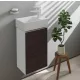 Hansgrohe Xevolos E mosdószekrény kézmosóhoz 34x24,5 cm jobb oldali zsanérral, matt fehér / sötét tölgy 54169730