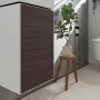 Hansgrohe Xevolos E mosdószekrény kézmosóhoz 34x24,5 cm jobb oldali zsanérral, matt fehér / sötét tölgy 54169730