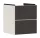 Hansgrohe Xevolos E 2 fiókos mosdószekrény kézmosóhoz 48x47,5 cm, matt homok / textil sötétszürke 54173660