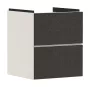 Hansgrohe Xevolos E 2 fiókos mosdószekrény kézmosóhoz 48x47,5 cm, matt homok / textil sötétszürke 54173660