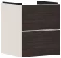 Hansgrohe Xevolos E 2 fiókos mosdószekrény kézmosóhoz 48x47,5 cm, matt homok / sötét tölgy 54173730