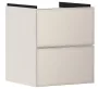 Hansgrohe Xevolos E 2 fiókos mosdószekrény kézmosóhoz 48x47,5 cm, matt homok / metál homok 54173790