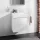 Hansgrohe Xevolos E 2 fiókos mosdószekrény mosdóhoz 58x47,5 cm, matt fehér / metálfehér 54175320