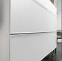 Hansgrohe Xevolos E 2 fiókos mosdószekrény mosdóhoz 58x47,5 cm, matt fehér / metálfehér 54175320