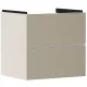 Hansgrohe Xevolos E 2 fiókos mosdószekrény 58x47,5 cm, matt homok / texturált bronz 54176390