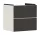 Hansgrohe Xevolos E 2 fiókos mosdószekrény 58x47,5 cm, matt homok / textil sötétszürke 54176660