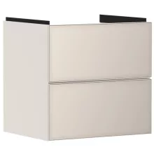   Hansgrohe Xevolos E 2 fiókos mosdószekrény 58x47,5 cm, matt homok / metál homok  54176790