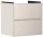 Hansgrohe Xevolos E 2 fiókos mosdószekrény 58x47,5 cm, matt homok / metál homok  54176790
