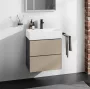 Hansgrohe Xevolos E 2 fiókos mosdószekrény 58x47,5 cm, matt palaszürke / texturált bronz 54177390